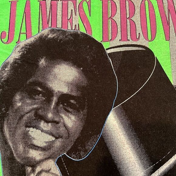 Vintage James Brown size XL concert T-shirt selling for $600 on other sites GVC - Picture 4 of 8